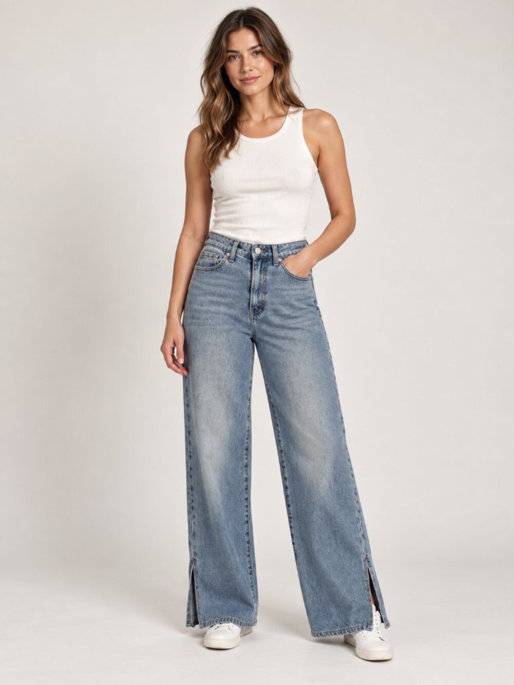 BP Blue Wide Leg Jeans